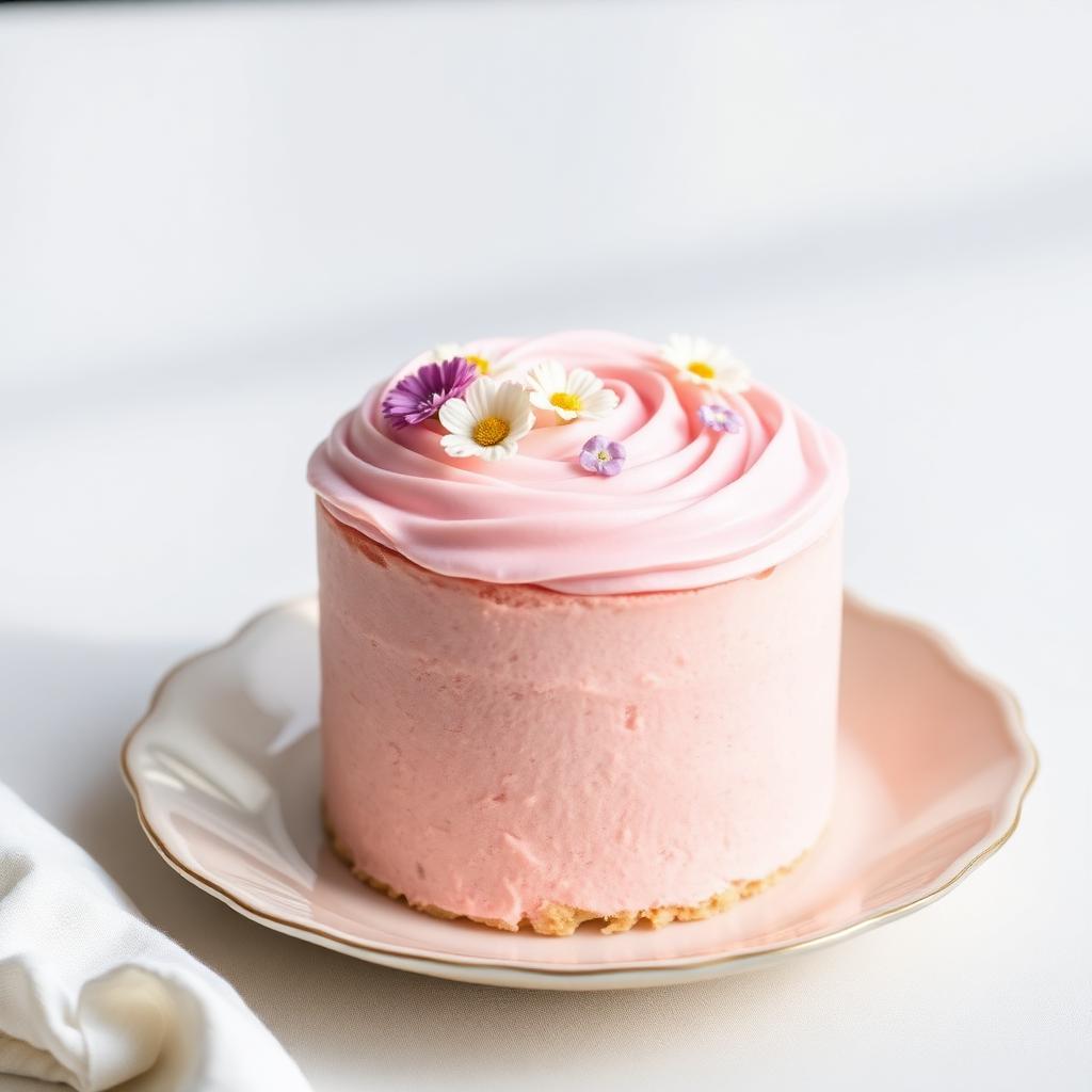 Mini pastel rosa para perro